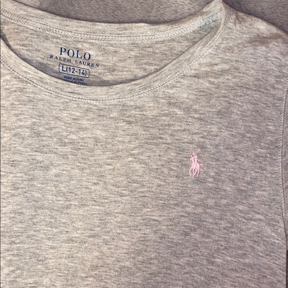 Grey Polo Ralph Lauren T-Shirt - Picture 3 of 6